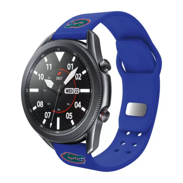 NCAA Florida Gators Samsung Watch Compatible Silicone Band - 22mm