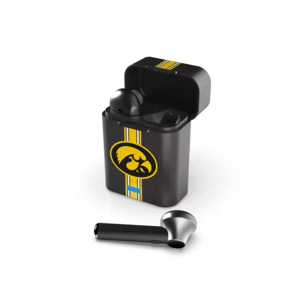 NCAA Iowa Hawkeyes True Wireless Bluetooth Stem Earbuds