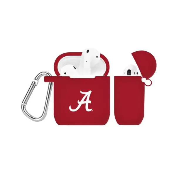 NCAA Alabama Crimson Tide Silicone Cover for Apple AirPod Battery Case