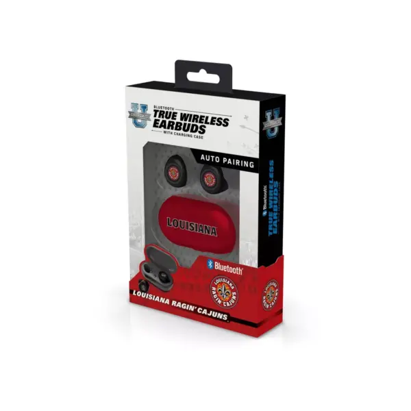 NCAA Louisiana Ragin' Cajuns True Wireless Bluetooth Earbuds