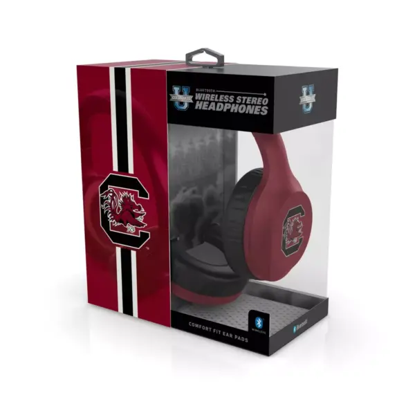 NCAA South Carolina Gamecocks Wireless Bluetooth Over-Ear Headphones