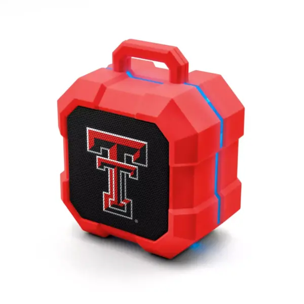 NCAA Texas Tech Red Raiders LED ShockBox Bluetooth Speaker