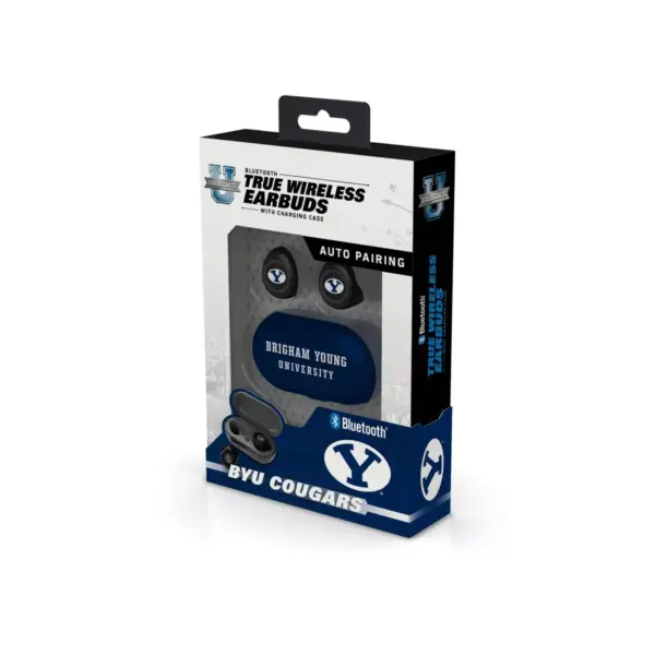 NCAA BYU Cougars True Wireless Bluetooth Earbuds