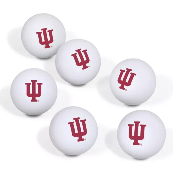 NCAA Indiana Hoosiers Table Tennis Balls 6pk