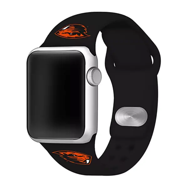 NCAA Oregon State Beavers Silicone Apple Watch Band 38mm