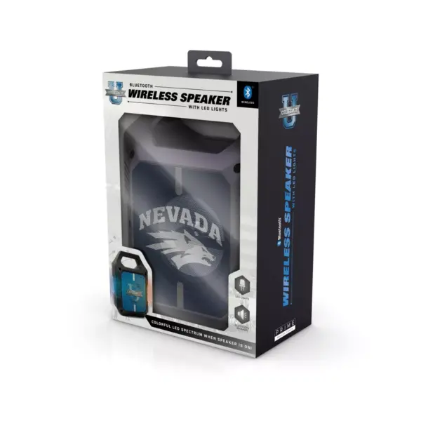 NCAA Nevada Wolf Pack Bluetooth Speaker with LED Lights