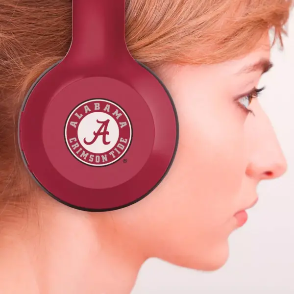 NCAA Alabama Crimson Tide Wireless Bluetooth Over-Ear Headphones