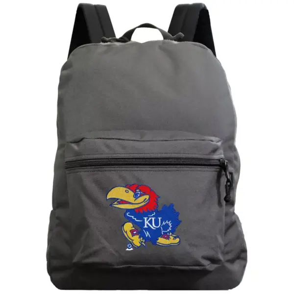 NCAA Kansas Jayhawks Gray Premium Backpack