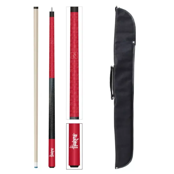 NCAA Imperial Billiards Pool Cue and Case Set Nebraska Cornhuskers