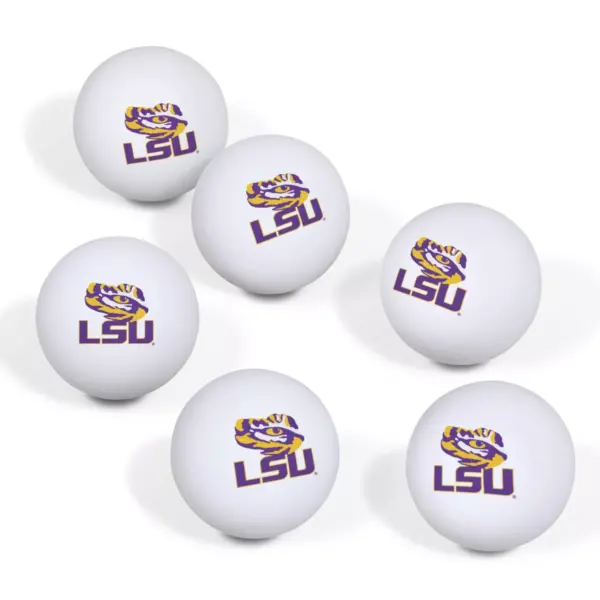 NCAA LSU Tigers Table Tennis Balls 6pk