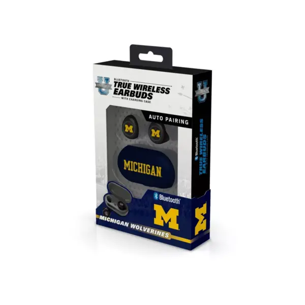 NCAA Michigan Wolverines True Wireless Earbuds