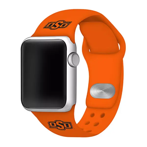 NCAA Oklahoma State Cowboys Silicone Apple Watch Band 38mm