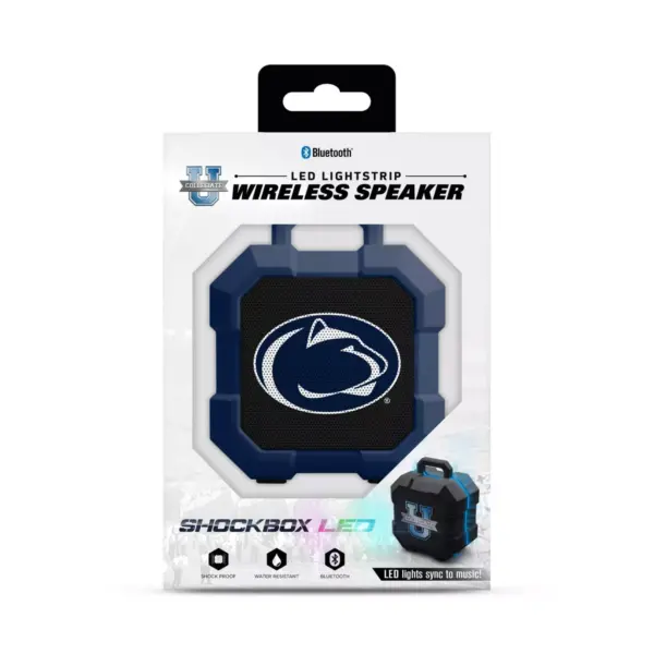 NCAA Penn State Nittany Lions LED ShockBox Bluetooth Speaker