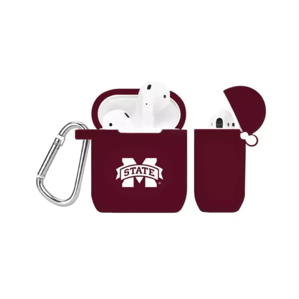 NCAA Mississippi State Bulldogs Silicone Cover for Apple AirPod Battery Case