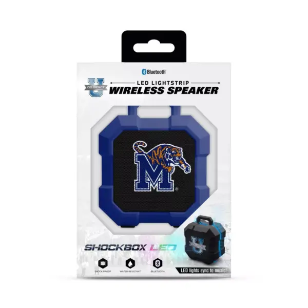 NCAA Memphis Tigers LED ShockBox Bluetooth Speaker