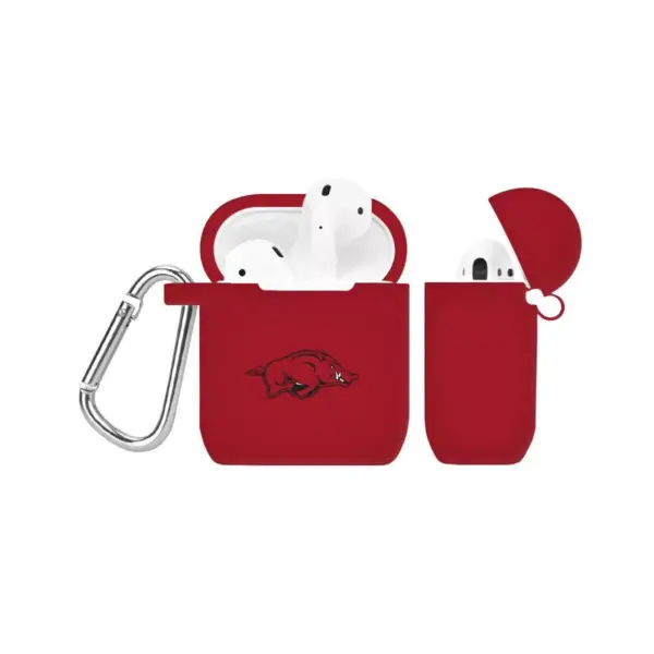 NCAA Arkansas Razorbacks Silicone Cover for Apple AirPod Battery Case