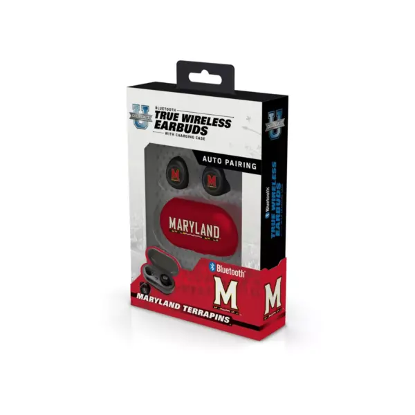 NCAA Maryland Terrapins True Wireless Bluetooth Earbuds